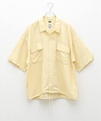 Y NANAMICA (ii~J) Open Collar Cupra Hemp S/S Shir SUGS418 tH[Zu GfBtBX Vc^uEX CG[ M