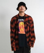 Y ydoublet / _ubgzZOMBIE SILHOUETTE CHECK SHIRT EBY Vc^uEX bh M