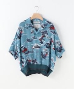 yDAIRIKU / _CNzCliff Aloha Rib Shirt xCN[Yf| Vc^uEX u[ A M