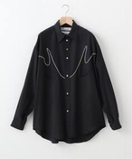 Y yDAIRIKU / _CNzJ.Fox Western Over Shirt xCN[Yf| Vc^uEX ubN S