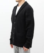 Y HEAVYWEIGHT MERINO VINNIE CARDIGAN CjO`v J[fBK ubN L