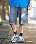 Y DENIMBAGGY SHORTS x[Z[XgbN V[gEn[tpc ubN L