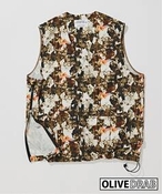 Y OLIVEDRAB STRAGE VEST x[Z[XgbN xXg x[W M