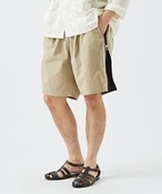 Y OLIVEDRAB SIDE ZIP SHORTS x[Z[XgbN V[gEn[tpc x[W A M