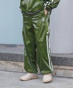 Y ydoublet / _ubgzLAMINATE TRACK PANTS EBY W[W^gbNpc J[L M