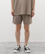 Y PEACEQUIET / s[X & NCGbg WORDMARK SWEATSHORTS W[iX^_[h V[gEn[tpc uE M