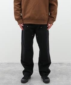 Y CARHARTT WIP DOUBLE KNEE PANT(aged canvas) W[iX^_[h ̑pc ubN A L