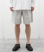 Y HERILL / Egyptian cotton Chino shorts 24-030-HL-8070-1 W[iX^_[h V[gEn[tpc x[W A 1