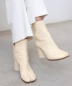 fB[X yMAISON MARGIELA/] }WFzuTabivHeel Boots Apg u[eBEV[gu[c zCg 37