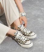 fB[X yCONVERSE/Ro[XzALL STAR US LEOPARD OX Xj[J[ v[W zCg B 23.5