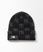 Y yNEW ERA / j[GzMLB MONOGRAM KNIT CAP S x[Z[XgbN jbgLbvEr[j[ ubN t[