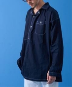 Y BUREAU (r[[) FRENCH SMOCK SHIRTS GfBtBX Vc^uEX lCr[ L