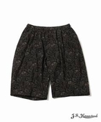 Y J.S.Homestead / AJRAKH RELAX SHIRRING SHORTS W[iX^_[h V[gEn[tpc ubN A L