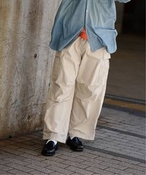 yALPHA INDUSTRY/At@[C_Xg[z BALOON WIDE CARGO PANTS WCg[NX J[Spc x[W M