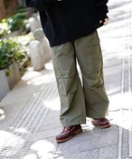 yALPHA INDUSTRY/At@[C_Xg[z BALOON WIDE CARGO PANTS WCg[NX J[Spc O[ S