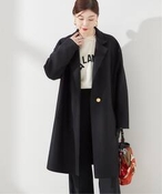 fB[X s\tʒyHARRIS WHARF LONDONzWomen oversized coatFR[g W[iX^_[h T[W ̑u]^AE^[ ubN 42