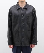 Y ySchott / VbgzLAMB LEATHER COVERALL JACKET GfBtBX U[WPbg ubN XL