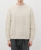 Y INVERALLAN / Co[A CASHMERE HANDKNIT C/N 1A W[iX^_[h jbg^Z[^[ zCg B 40