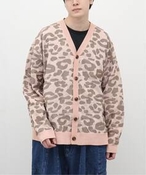 Y JQD LEOPARD CARDIGAN x[Z[XgbN J[fBK sN M