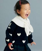 fB[X yBaYiRi/oCz ʒ AMOR SWEATER baby-kids(90cm-100cm) CGiAt@ LbYEFA ubN 90