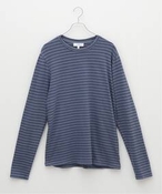 Y SAVE KHAKI UNITED L/S ORGANIC COTTON HEMP STRIPE CREW W[iX^_[h TVc^Jbg\[ lCr[ C XL