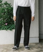 Y yLE / GC[zTWO TUCK Cotton Pants Vbv XbNX ubN 4