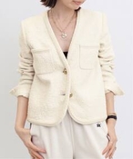 fB[X Original Yarn Tweed Jacket Apg m[J[WPbg i` 36