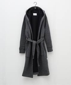 CABIN FLEECE HOODED ROBE CjO`v ̑gbvX ubN M