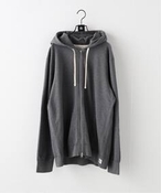 MIDWEIGHT TERRY FULL ZIP HOODIE CjO`v p[J[ ubN D XL