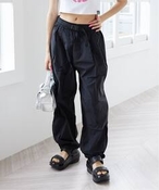 fB[X yNOMANUAL/m[}jAz BREEZE BELTED PANTS WCg[NX ̑pc ubN S