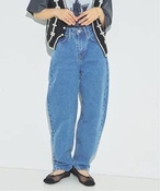 fB[X yhnst/IlXgz Balloon Fit Denim XsbNXp fjpcEW[Y u[ A 24