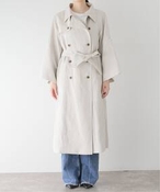 fB[X yRoom no.8zLINEN BIG/SLEEVE TRENCH COAT m[u g`R[g i` S