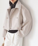 fB[X COG THE BIG SMOKE/ROUrbOX[N KAIYA SHORT PEA COAT m[u s[R[g x[W t[