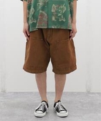 Y EVISEN / GrZ COLORED DENIM WORK SHORTS W[iX^_[h V[gEn[tpc uE L