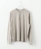 Y SAVE KHAKI UNITED L/S SUPIMA JERSEY HENLEY W[iX^_[h TVc^Jbg\[ O[A L