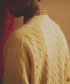 Y ySTANDARD JOURNAL / X^_[h W[izC/N Cable knit W[iX^_[h jbg^Z[^[ CG[ M