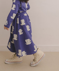 yWEBzBOBO CHOSES Cup Of Tea AllOver skirt(KIDS)