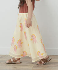 mini rodini Unicorns woven long skirt