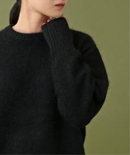 yFOLL / tHzwardrobe shaggy sweater AtH[ jbg^Z[^[ ubN 2