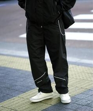 Y ycabaret poval / Lo[|o[zBREATHABLE TRACK TROUSERS pv ̑pc ubN M