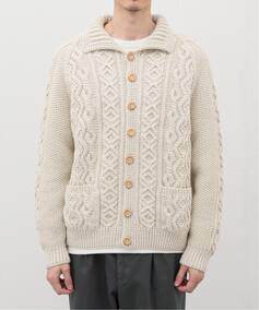 Y INVERALLAN / Co[A CASHMERE HANDKNIT CARDIGAN W[iX^_[h J[fBK zCg B 42 JOURNAL STANDARD