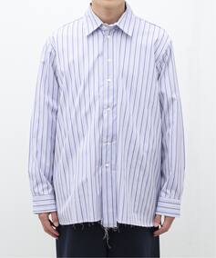 Y CAMIEL FORTGENS / BASIC SHIRT SHIRTING PURPLE STR CF.17.04.01.01 W[iX^_[h Vc^uEX p[v L JOURNAL STANDARD