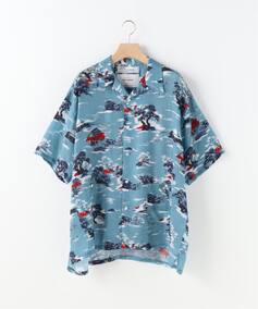 yDAIRIKU / _CNzCliff Aloha Shirt xCN[Yf| Vc^uEX u[ A L BAYCREW'S DEPO
