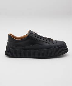 Y yJIL SANDER / W T_[zVULCANIZED Sneakers GfBtBX Xj[J[ ubN 40 EDIFICE