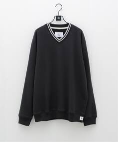 Y MIDWEIGHT TERRY STRIPE RIB V-NECK CjO`v XEFbg ubN S REIGNING CHAMP