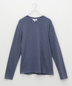 Y SAVE KHAKI UNITED L/S ORGANIC COTTON HEMP STRIPE CREW W[iX^_[h TVc^Jbg\[ lCr[ C XL JOURNAL STANDARD