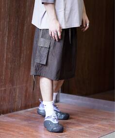 Y yMAHITO MOTOYOSHI / }qggVzNYLON HALF PANTS EBY V[gEn[tpc J[L M WISM