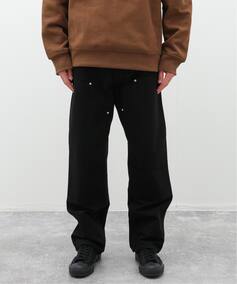 Y CARHARTT WIP DOUBLE KNEE PANT(rinsed) W[iX^_[h ̑pc ubN M JOURNAL STANDARD