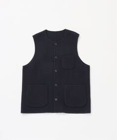 s\tyFOLL / tHzbrushed napping rever vest AtH[ xXg lCr[ t[ UNFOLLOW