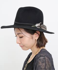 fB[X yLOVELY BIRD/u[o[hzBROOKLYN HAT(Feather) Apg nbg ubN t[ L'Appartement